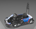 Участвующ в гонке электрическая батарея Kart педали Karting пойдите Karts для младшего взрослых детей